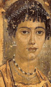 Ritratto di donna, dalla necropoli di El-Fayuum, II sec. d.C.