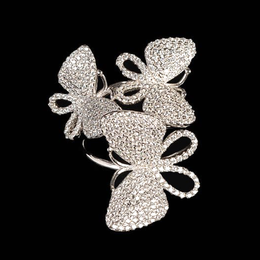 Ring with butterflies, Bijoux De Paris